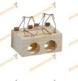 Trampa Para Ratones Con 2 Agujeros de Ø 28mm | Madera |