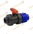 Válvula de Conexión Bola Encolar | Diámetro 50 mm
