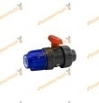 Solvent Ball Connection Valve | Polyethylene | diameter 50mm