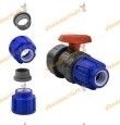 Solvent Ball Connection Valve | Polyethylene | diameter 50mm