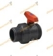 Solvent Ball Connection Valve | Polyethylene | diameter 50mm