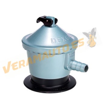 Gas Regulator | Color Silver and Black | Butane Gas Regulator | Artichoke