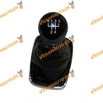 Volkswagen Golf IV Knob and Bellows 1997 to 2006 | Synthetic Leather | OEM Similar to 1J0711113EG