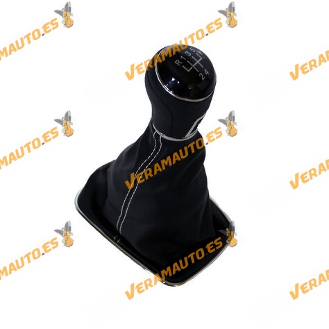 Volkswagen Golf IV Knob and Bellows 1997 to 2006 | Synthetic Leather | OEM Similar to 1J0711113EG