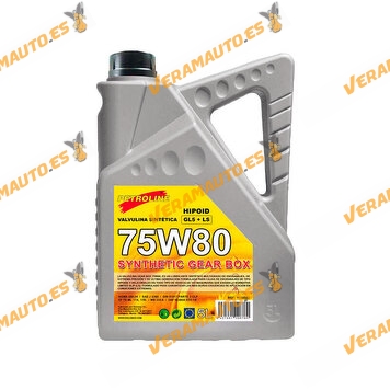 Petroline 75W80 Hypoid GL5 + LS Synthetic Valvuline | Hypoid and Helicodial Differentials