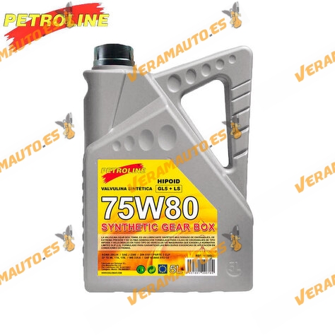 Petroline 75W80 Hypoid GL5 + LS Synthetic Valvuline | Hypoid and Helicodial Differentials
