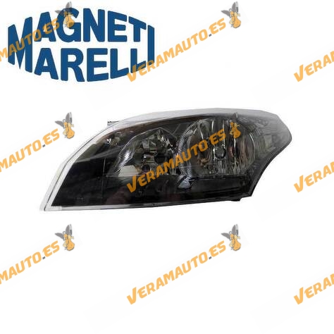 Faro Magneti Marelli Renault Megane III de 2012 a 2013 Izquierdo | H7+H7 | Fondo Negro Electrico