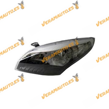 Faro Magneti Marelli Renault Megane III de 2012 a 2013 Izquierdo | H7+H7 | Fondo Negro Electrico