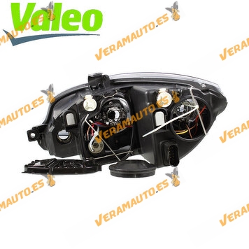 Right headlight VALEO Seat Altea | Leon | Toledo from 2004 to 2009 | Electric without motor | OEM Similar to 5P1941006D
