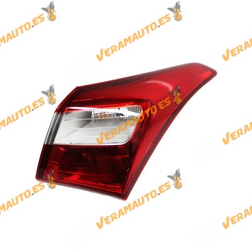 Tail Light Hyundai I 30 from 2012 to 2017 Exterior Right Rear in Wing 3 and 5 Doors Without Lamp Holder OEM Similar 92420A5020
