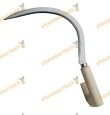 Hoz Hierbera con Pica | Hoz Acodada Dentada con Mango y Talonera | Medidas 480x22x8 mm