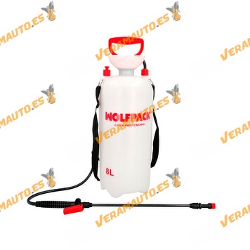 Sulfator | Backpack pre-pressure 8 litres | Professional Line | Made of Plastic | Adjustable Nozzle | Strap