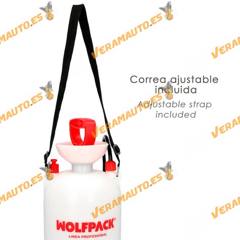 Sulfator | Backpack pre-pressure 8 litres | Professional Line | Made of Plastic | Adjustable Nozzle | Strap