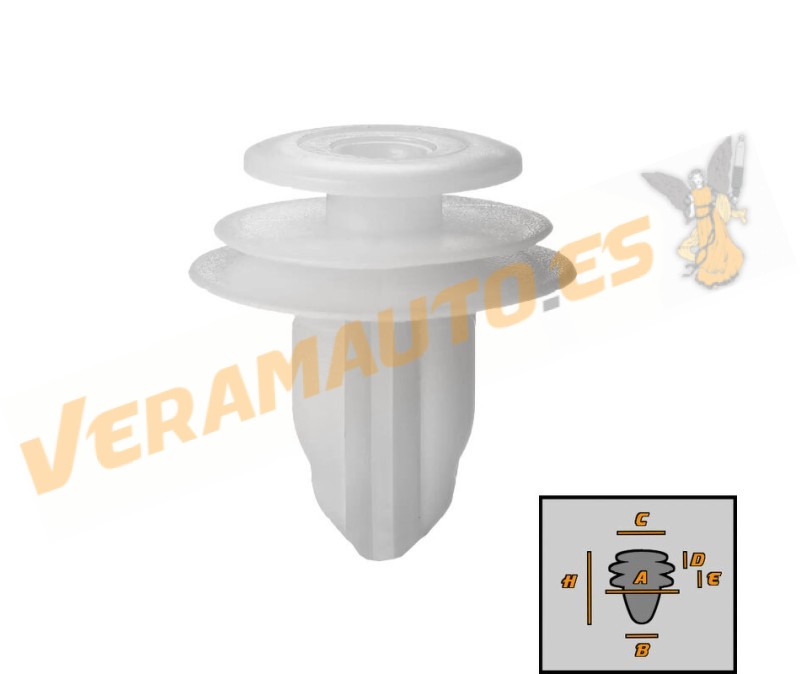 Set of 10 Staples Trim and Interior Trim For Honda Accord | Civic | CR-V | FRV | Jazz | OEM 91560S6A003