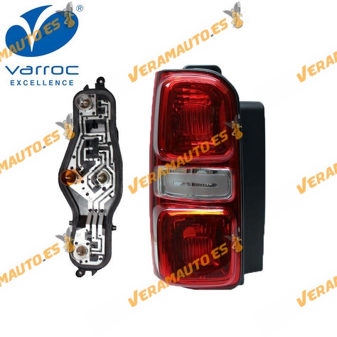 Left Tail Light VARROC Citroen Jumpy | Peugeot Expert | Opel Vivaro Zafira | Toyota Proace | OEM Similar to 9808243180