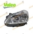 Headlamp Renault Clio from 2005 to 2009 Left | Valeo | OEM 7701070495