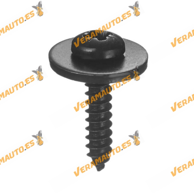 Set de 10 Tornillos FIAT Doblo Fiorino Linea Punto EVO para Molduras y Paragolpes OEM Similar a 15532209