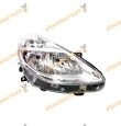 Faro Renault Clio III de 2009 a 2012 | Derecho | Fondo Plateado | Sin Motor | Para Lámparas H7 + H7 | OEM 7701072005