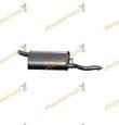Silencioso de Escape Trasero Opel Corsa A | Reysil | 3 y 5 puertas 1982 a 1994 | 1.0 | 1.2 | 1.3 | 1.4 Gasolina 8v | OEM 852049