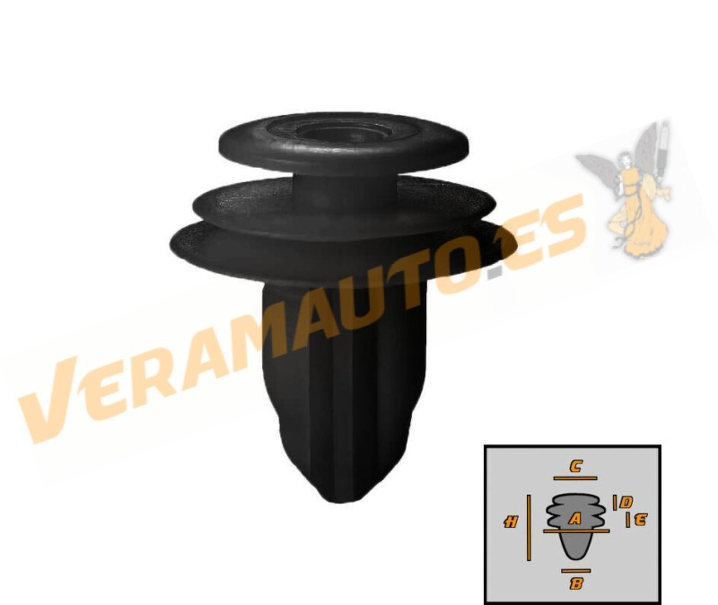 Set of 10 Staples Trim and Interior Trim For Honda Accord | Civic | CR-V | FRV | Jazz | OEM 91560S6A003