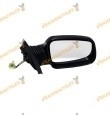 Espejo Derecho Rover 200|400 (XW) de 1989 a 1995 | Eléctrico | Térmico o Calefactado | Cubierta Negra | OEM CRB106470