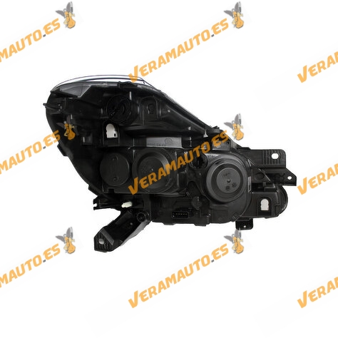 Headlight Renault Clio III from 2009 to 2012 | Left | VALEO | Silver Base | Without Engine | For Lamps H7 + H7 | OEM 7701072004