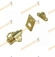 Compact Pin - 43 x 52 mm | Material: Zamak Brass Plated and Varnished