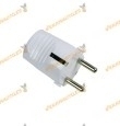 Plug | Schuko plug 2p + T 16 A. | White