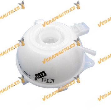Expansion Tank With Coolant Level Sensor Volkswagen Group | 2-Pin Connector | OEM 6Q0121407A