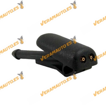 Windscreen wiper ejector for bonnet, Ford Fiesta from 1995 to 1999, windscreen water washing nozzle, similar to 96FG17666AA