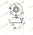 Depósito de Expansión Líquido Refrigerante Grupo VAG | Con sensor de nivel | Conector de 2 Pines | OEM 1K0121407A