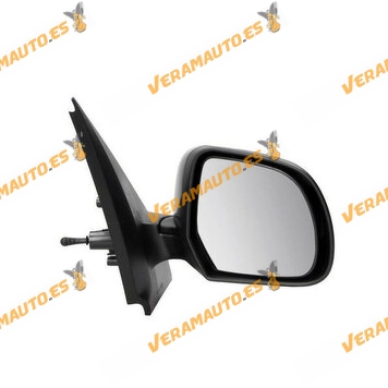 Right Rearview Mirror Dacia Dokker 2012 to 2020 | Lodgy from 2012 to 2022 | Mechanical Black Convex | OEM 963011786R