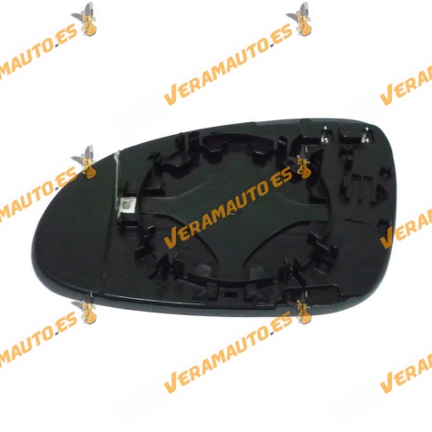 Cristal Espejo Seat Alhambra Skoda SuperB Volkswagen Jetta Golf V Plus Passat Sharan (2003 al 2008) Derecho Termico