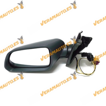 Rear View Mirror Volkswagen Polo from 2005 to 2009 Left Mechanical Printed with Turn Signal OEM Similar to 6Q1857507