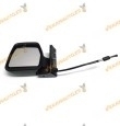 Espejo Retrovisor Citroen Jumpy Fiat Scudo Peugeot Expert Del 1996 Al 2006 Mando Mecanico Negro Izquierdo