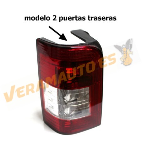 Piloto Citroen Berlingo Peugeot Partner Del 2002 Al 2008 De 2 Puertas Traseras Sin Portalamparas Trasero izquierdo 6351ec