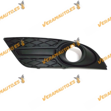 Bumper Grille Ford Focus Xr from 2004 to 2007 Front Left Black with Antifog Hole