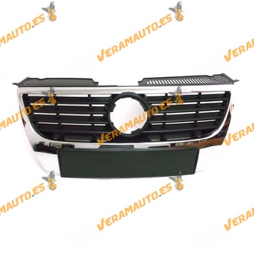 Front Grille Volkswagen Passat 3C from 2005 to 2010 Black Chrome OEM 3C0853651A