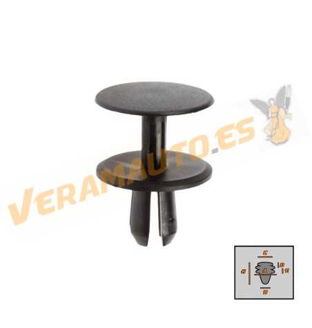 Set of 10 Staples Ford B-Max C-Max Focus Kuga Mondeo Tourneo Transit for Wheel Arch | Bumper OEM 1382744