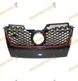 rejilla frente volkswagen golf v gti 2004 A 2008 negra con perfil rojo