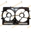 Pantalla, soporte o carcasa de electroventiladores Audi A4, A5, A6, Q3, Q5 Chevrolet Nubira similar a 8K0121207A