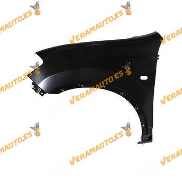 Aleta Nissan Qashqai (J10) de 2010 a 2014 Delantera Izquierda con Hueco para Cerco de Aleta y Piloto Intermitente OEM F3100BR0MA