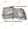 Cárter aceite motor 1.6 1.8 2.0 1.9 TDI Audi A4 A6 passat con hueco