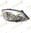 faro opel astra g del 1998 al 2004 lamparas h7 y hb3 fondo cromado