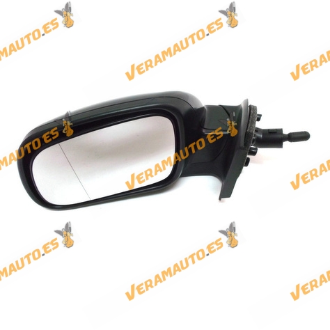 Espejo Retrovisor Peugeot 307 Con Mando Mecanico Izquierdo 3 Y 5 Puertas Negro Excluido Cabrio