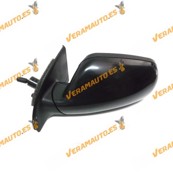 Espejo Retrovisor Peugeot 307 Con Mando Mecanico Izquierdo 3 Y 5 Puertas Negro Excluido Cabrio