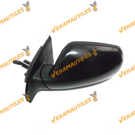 Espejo Retrovisor Peugeot 307 Con Mando Mecanico Izquierdo 3 Y 5 Puertas Negro Excluido Cabrio