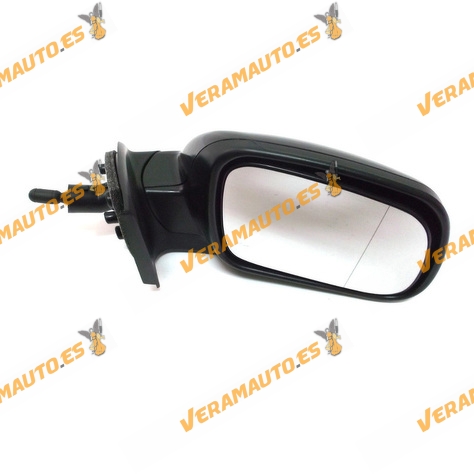 Espejo Retrovisor Peugeot 307 Con Mando Mecanico Derecho 3 y 5 Puertas Negro Excluido Cabrio