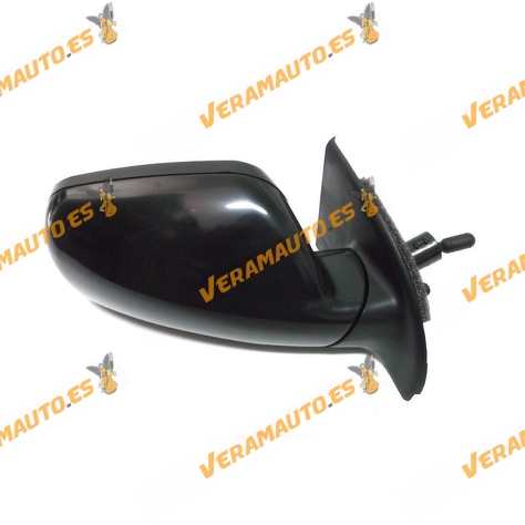 Espejo Retrovisor Peugeot 307 Con Mando Mecanico Derecho 3 y 5 Puertas Negro Excluido Cabrio