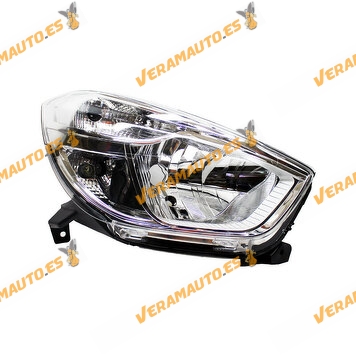 Right Headlight Dacia Dokker from 2012 to 2020 | Lodgy from 2012 to 2022 | H4 With Automatic Lighting | OEM 260109545R